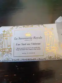 LA SAVONNERIE ROYALE - Une nuit au château - Savon enrichi au beurre de karité bio