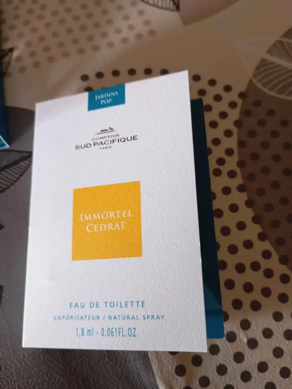 COMPTOIR SUD PACIFIQUE - Immortel cédrat - Eau de toilette