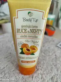 BODY TIP - Ruce & nehty - Crème hydratation sweet apricot