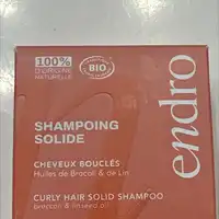 ENDRO - Shampooing solide cheveux bouclés