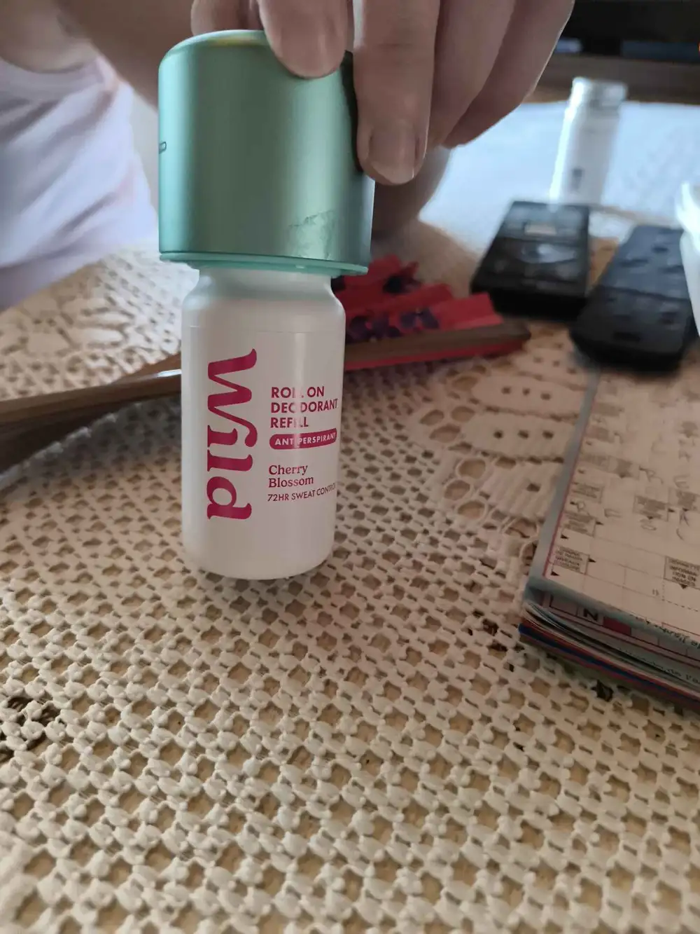 WILD - Roll on déodorant refill cherry blossom