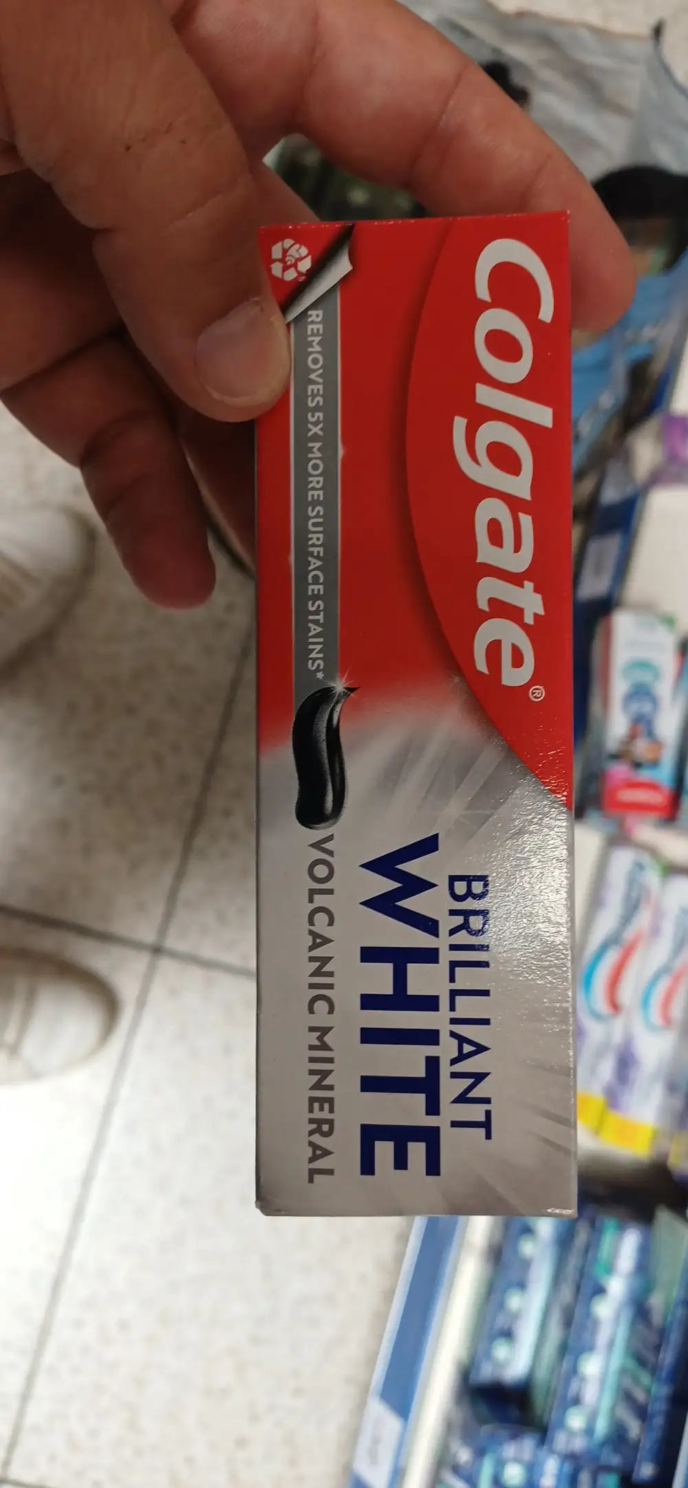 COLGATE - Brillant white - Dentifrice volcanic mineral