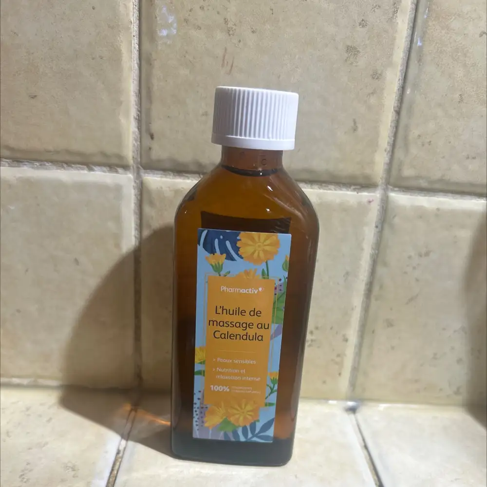 PHARMACTIV - Huile de massage au calendula