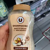 BY U - Cheveux sec - Shampooing à l'huile d'argan et macadamia