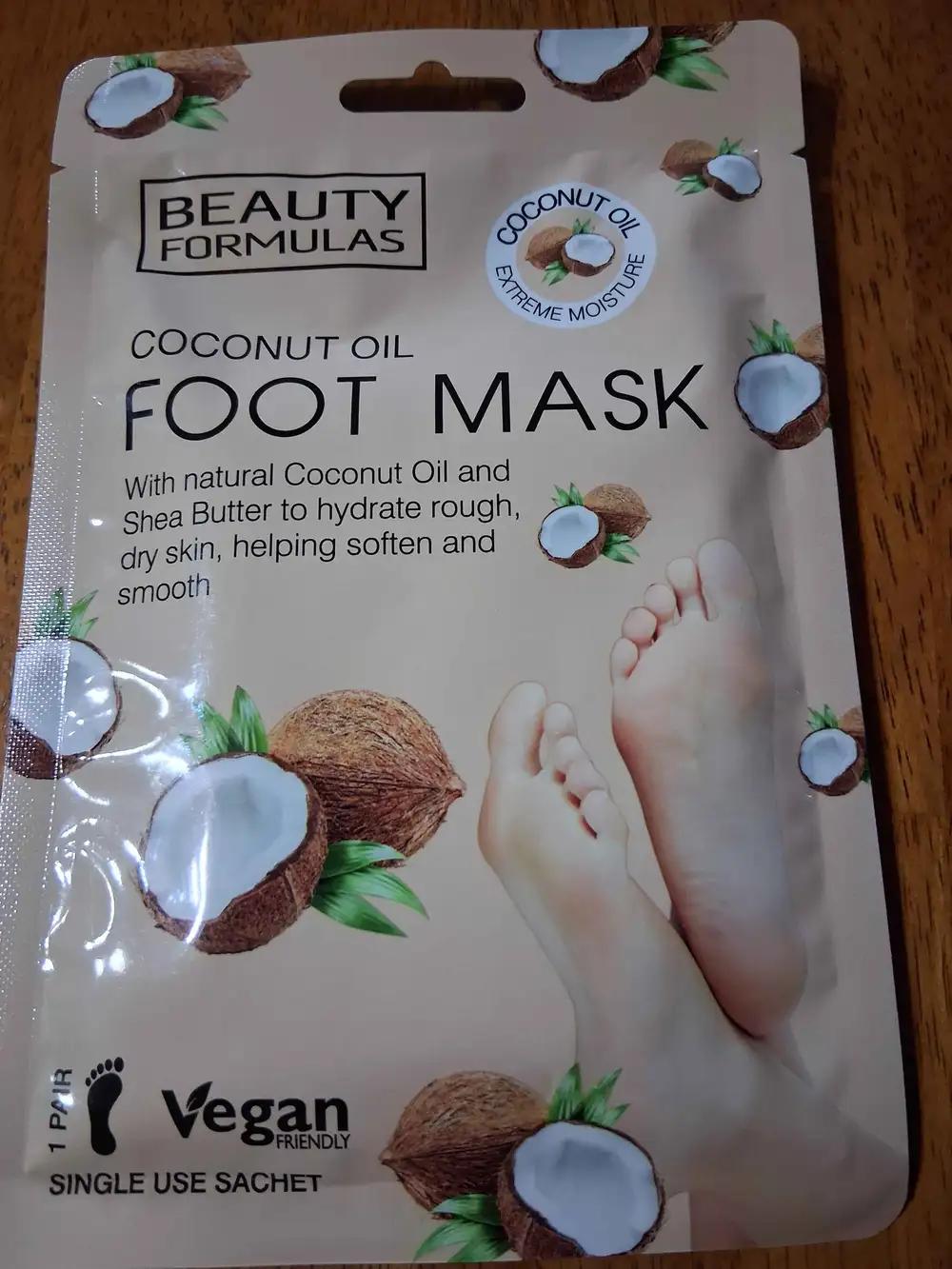 BEAUTY FORMULAS - Coconut oil foot mask