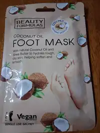 BEAUTY FORMULAS - Coconut oil foot mask