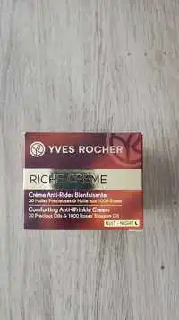 YVES ROCHER - Riche crème anti-rides bienfaisante nuit