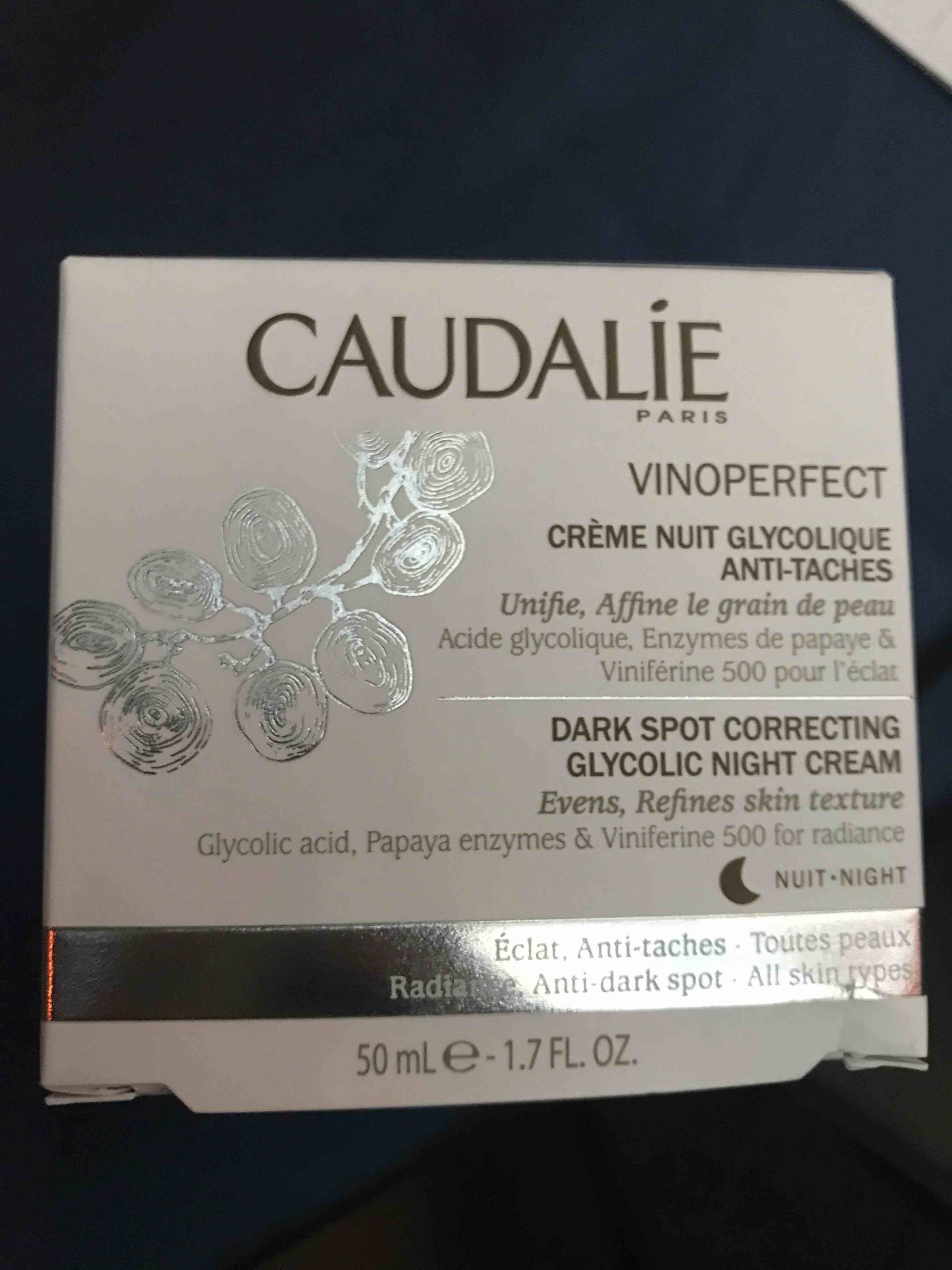 CAUDALIE - Vinoperfect - Crème nuit glycolique anti-taches