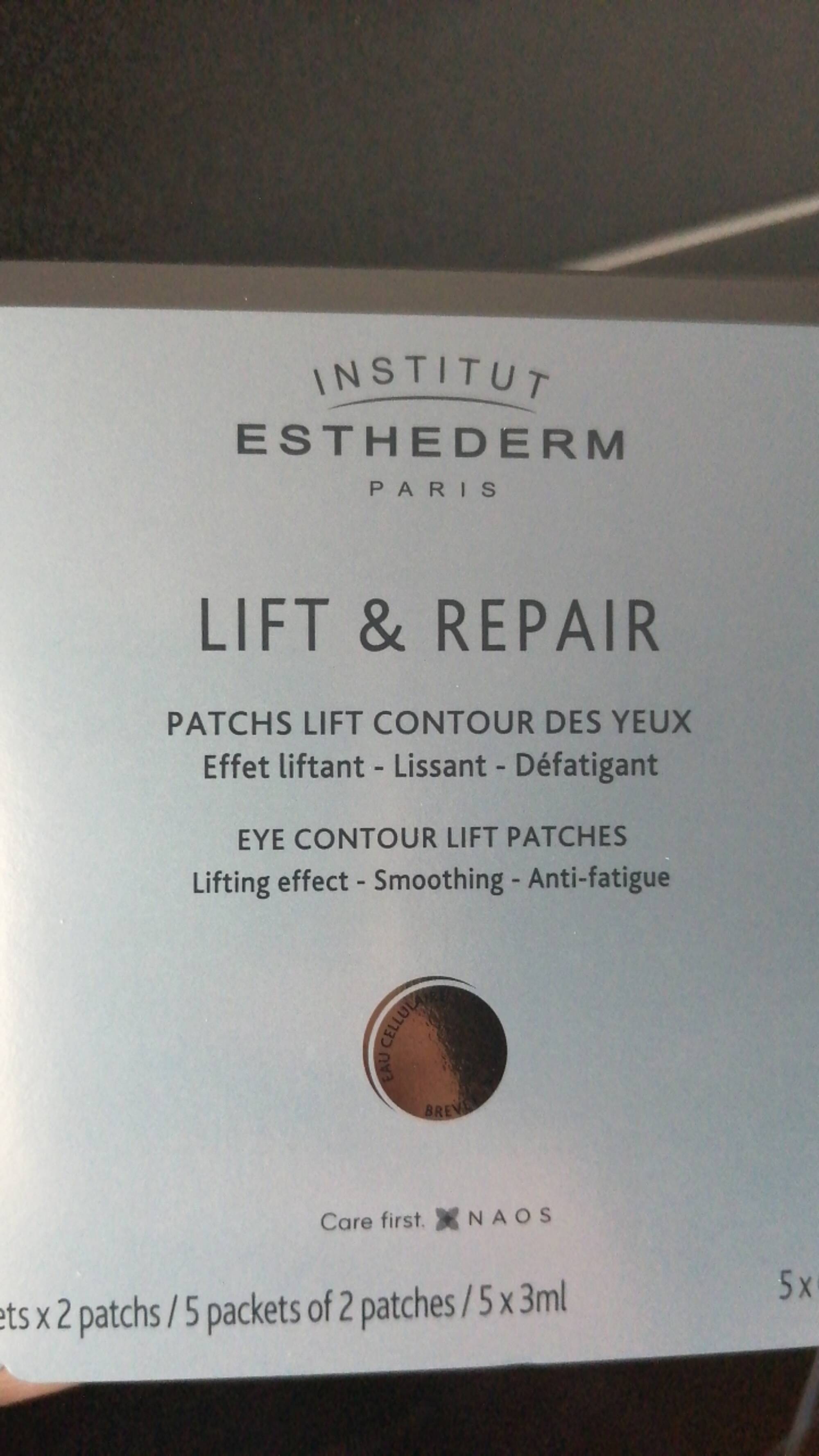 INSTITUT ESTHEDERM - Lift & repair - Patchs lift contour des yeux