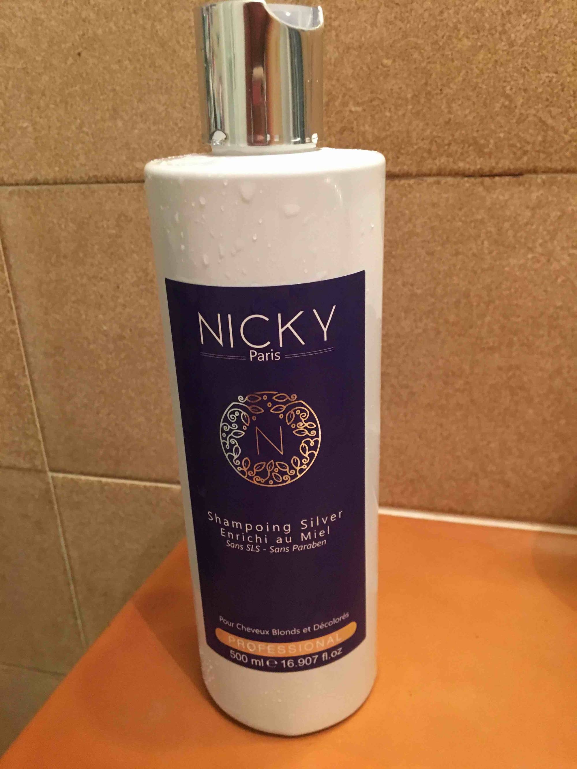 NICKY PARIS - Shampoing silver Enrichi au Miel