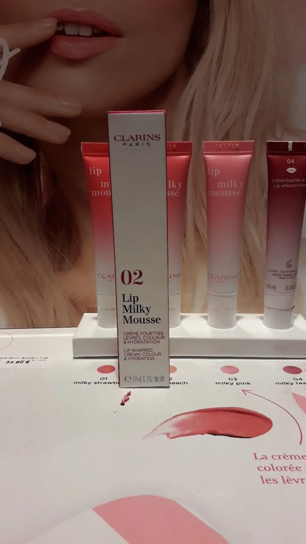 CLARINS - 02 Lip milky mousse