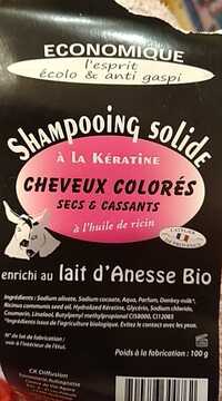 SAVONNERIE AUBAGNAISE - Shampooing solide à la kératine cheveux colorés