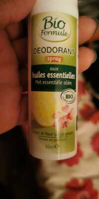 BIO FORMULE - Déodorant spray aux huiles essentielles bio