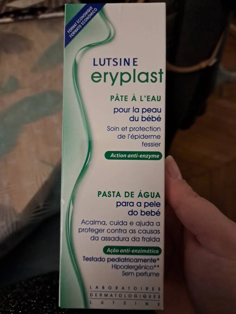 LUTSINE ERYPLAST - Pâte à l'eau pour la peau du bébé 