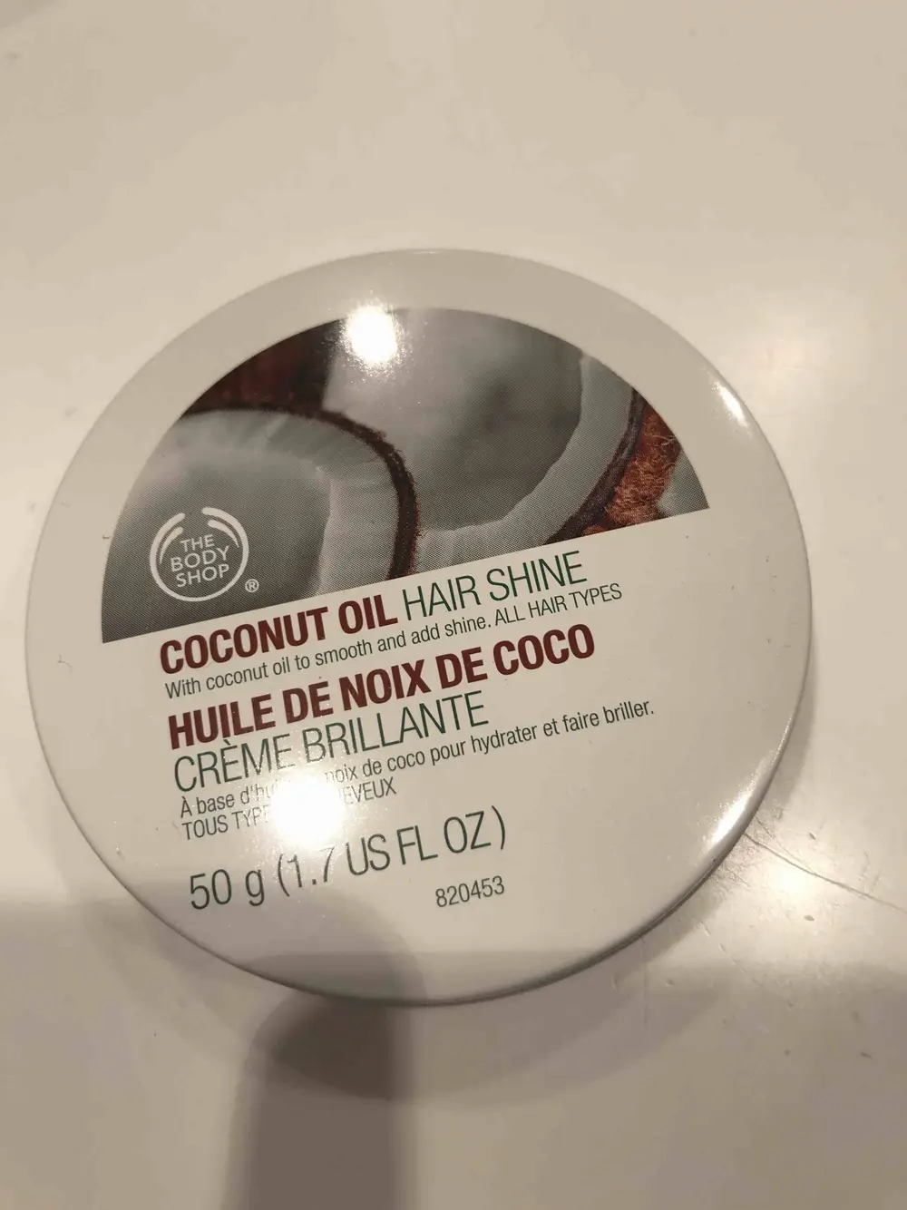 THE BODY SHOP - Huile de noix de coco - Crème brillante