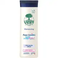 L'ARBRE VERT BIEN-ÊTRE - L'Arbre Vert Bien-être Shampooing Peaux Sensibles Famille et bébé aussi! Cuir chevelu délicat - Hypoallergénique - 95% d'ingrédients d'origine naturelle - 250mL