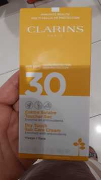 CLARINS - Crème solaire toucher sec SPF 30