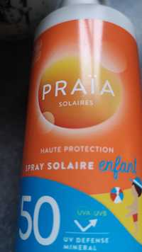 PRAÏA - Spray solaire enfant haute protection SPF 50