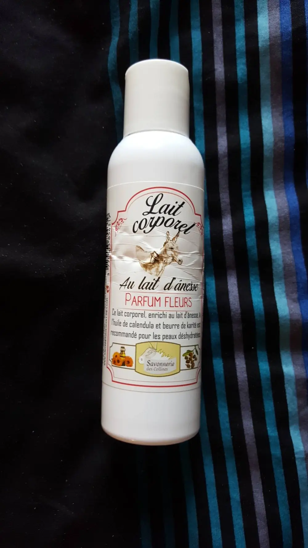 SAVONNERIE DES COLLINES - Lait corporel au lait d'ânesse parfum fleurs