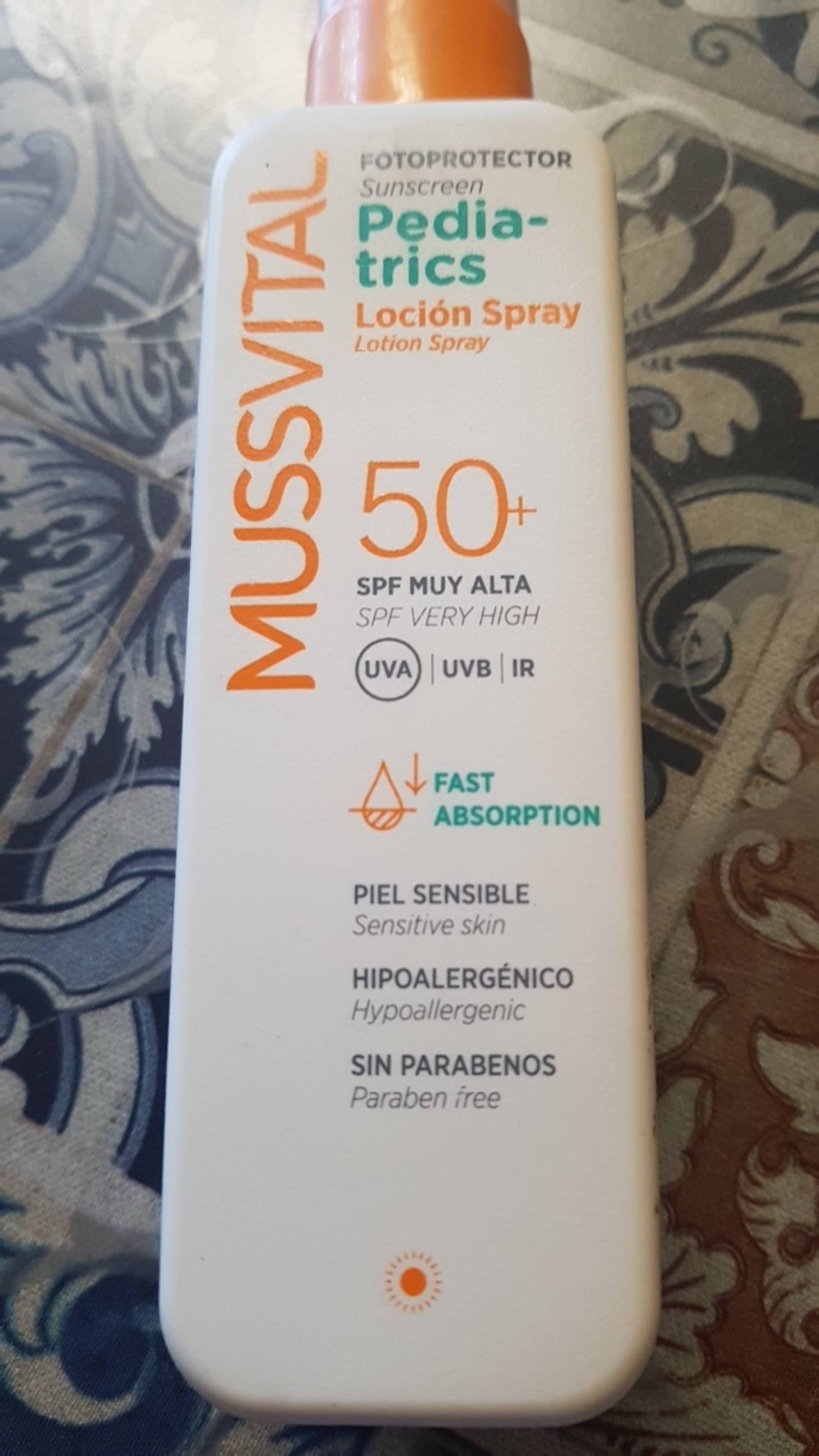 MUSSVITAL - Fotoprotector pediatrics - Lotion spray spf 50+