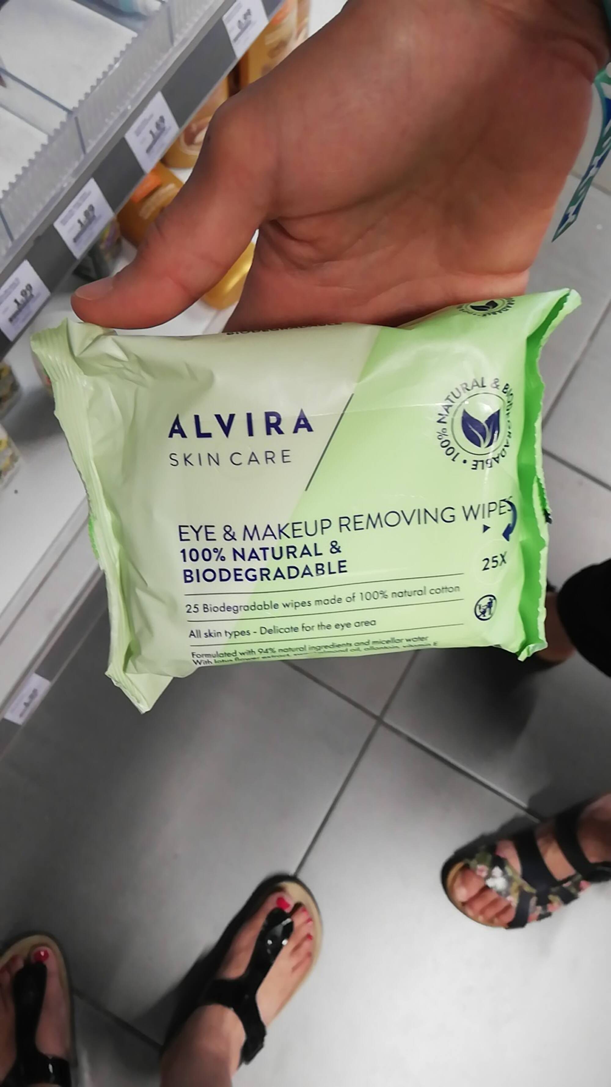 ALVIRA - Eye & makeup removing wipes