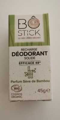 BÔ STICK - Recharge déodorant solide parfum Sève de Bambou 48h