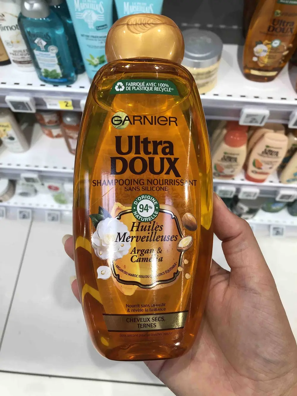 GARNIER - Ultra doux Huiles Merveilleuses - Shampooing nourrissant