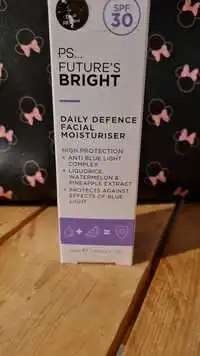 PRIMARK - Future's bright - Daily defence facial moisturiser