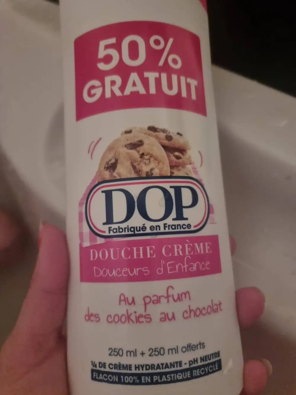 DOP - Douche crème au parfum des cookies au chocolat