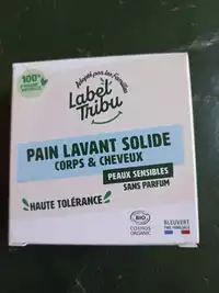 LABEL TRIBU - Peaux sensibles - Pain lavant solide corps & cheveux