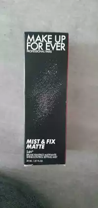 MAKE UP FOR EVER - Mist & fix matte - Brume fixatrice matifiante 24h