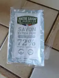 MAÎTRE SAVON DE MARSEILLE - Savon extra pur 72% d'huiles végétales