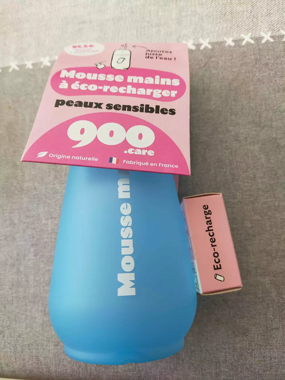 900.CARE - Peaux sensibles - Mousse mains 