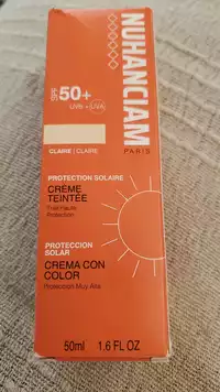 NUHANCIAM - Crème teintée protection solaire SPF 50+
