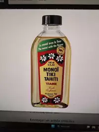 PARFUMERIE TIKI - Monoï tiki tahiti tiare - Huile parfumée 