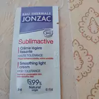EAU THERMALE JONZAC - Sublimactive - Crème légère lissante