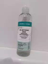 AROMA-ZONE - Gel nettoyant doux prébiotique, zinc & concombre