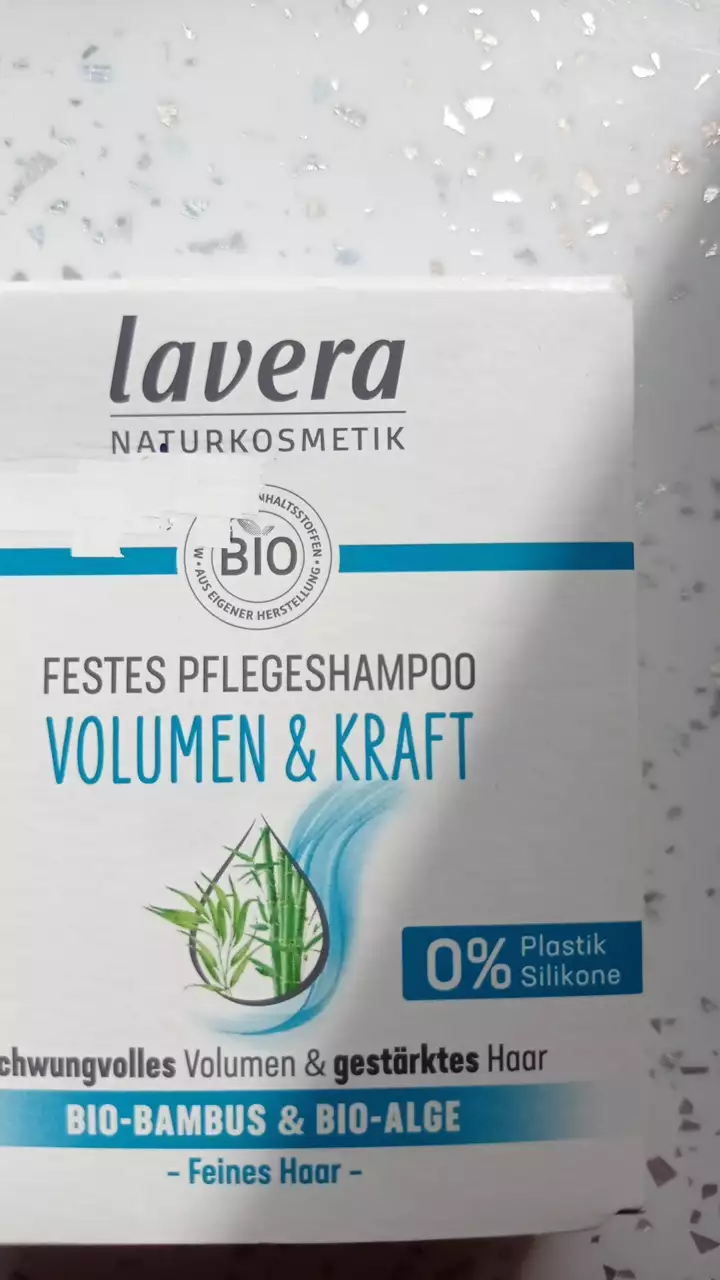 LAVERA - Volumen & Kraft - Festes pflegeshampoo