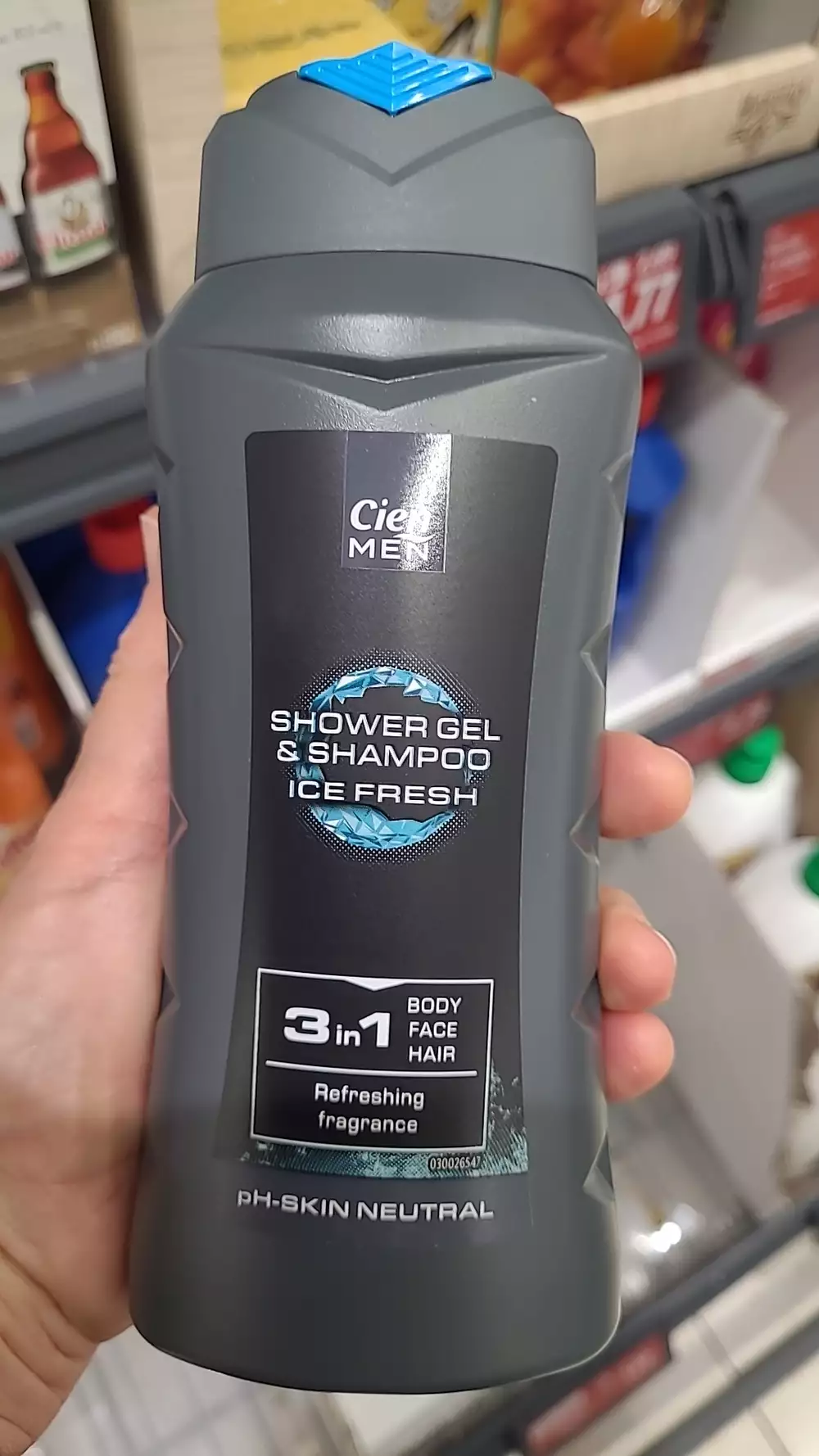 CIEN MEN - Ice fresh - Shower gel & shampoo 3in1
