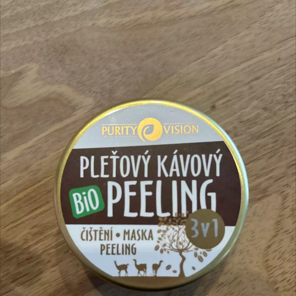 PURITY VISION - Pleťový kávový bio peeling 