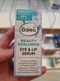 BALEA DM - Beauty hyaluron - Eye & lip sérum