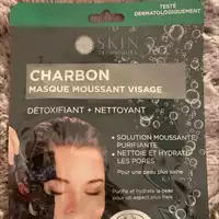 SKIN TECHNIQUES - Charbon - Masque moussant visage 