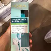 L'ORÉAL - Hydra genius aloe water 72h