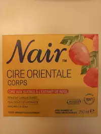 NAIR - Cire orientale corps à l'extrait de rose