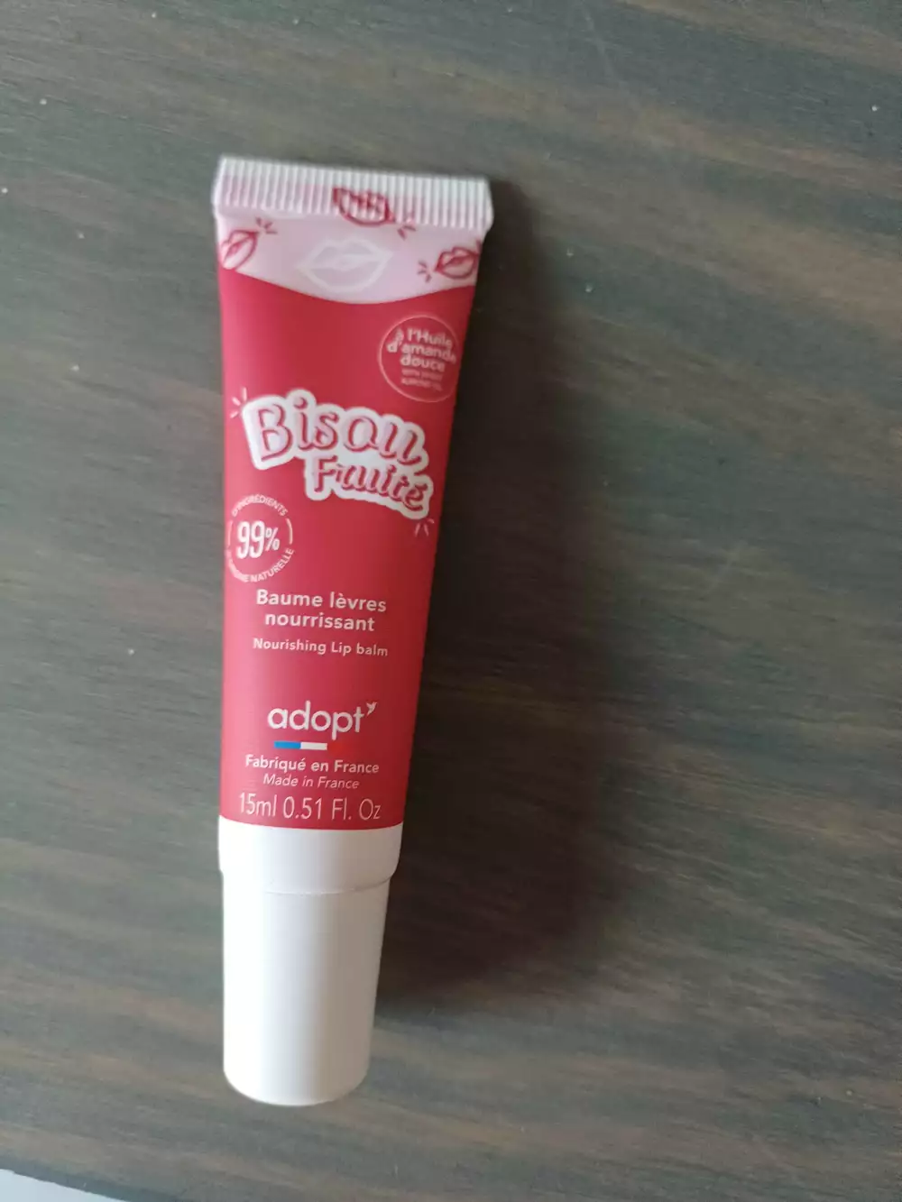 ADOPT' - Bisou fruité - Baume lèvres nourrissant