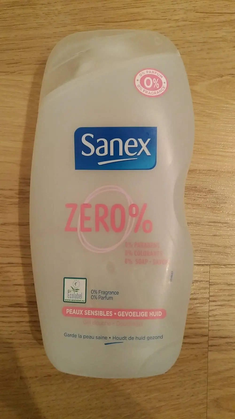 SANEX - Zéro% - Gel douche peaux sensibles 