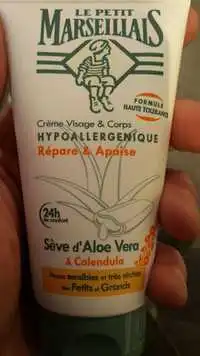 LE PETIT MARSEILLAIS - Crème visage & corps Hypoallergénique sève d'aloé vera & calendula