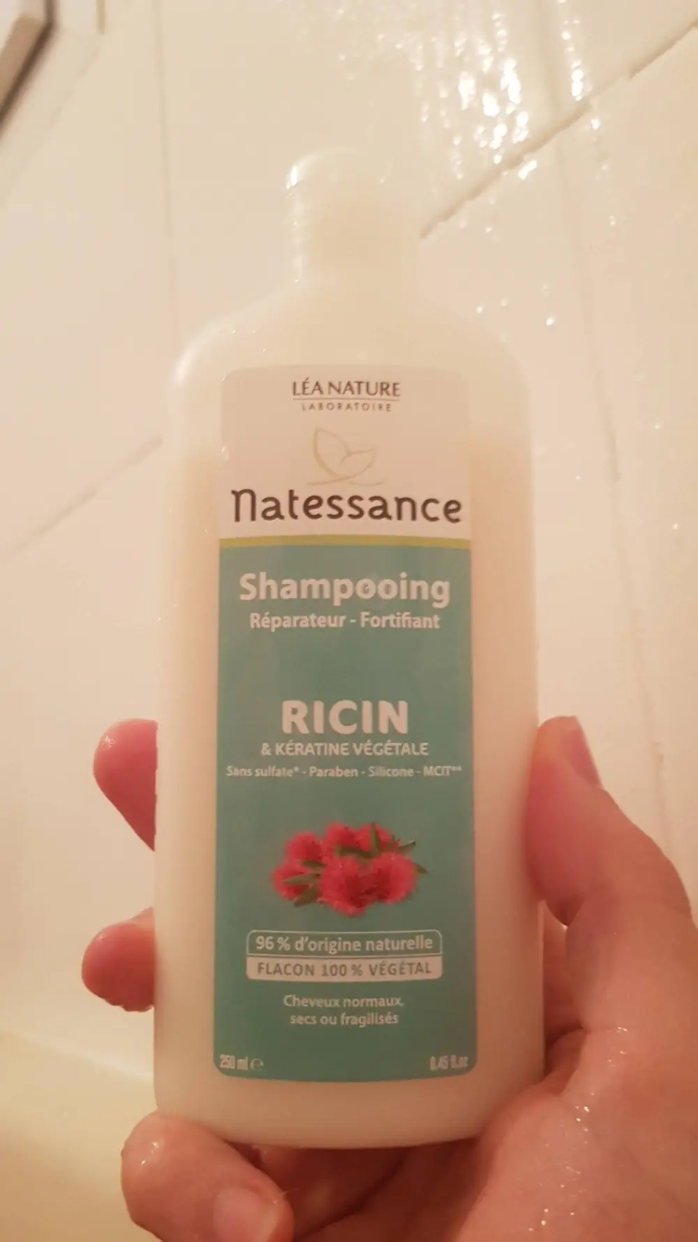 NATESSANCE - Ricin - Shampooing réparateur fortifiant