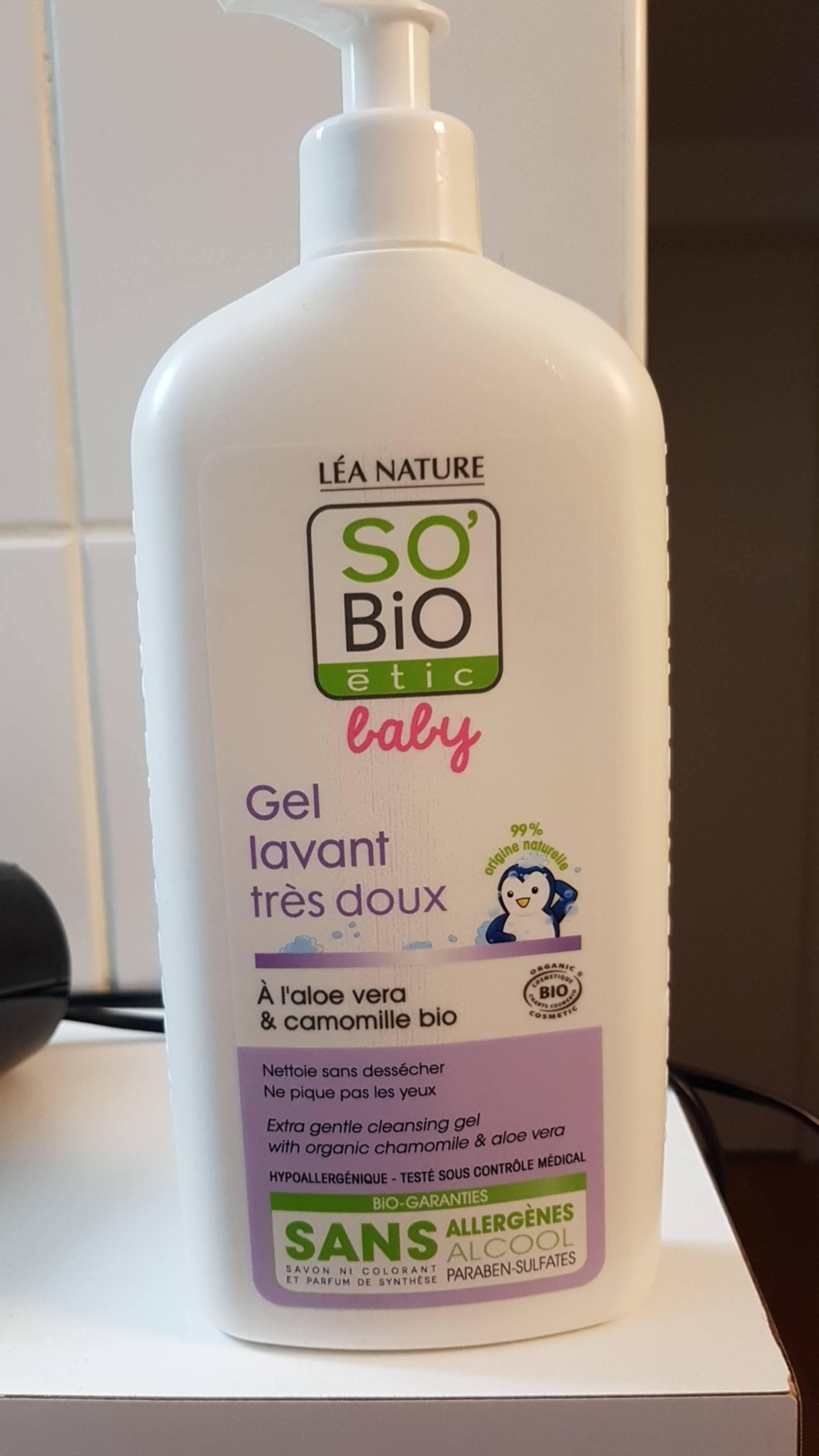 LÉA NATURE - So'Bio étic baby - Gel lavant très doux