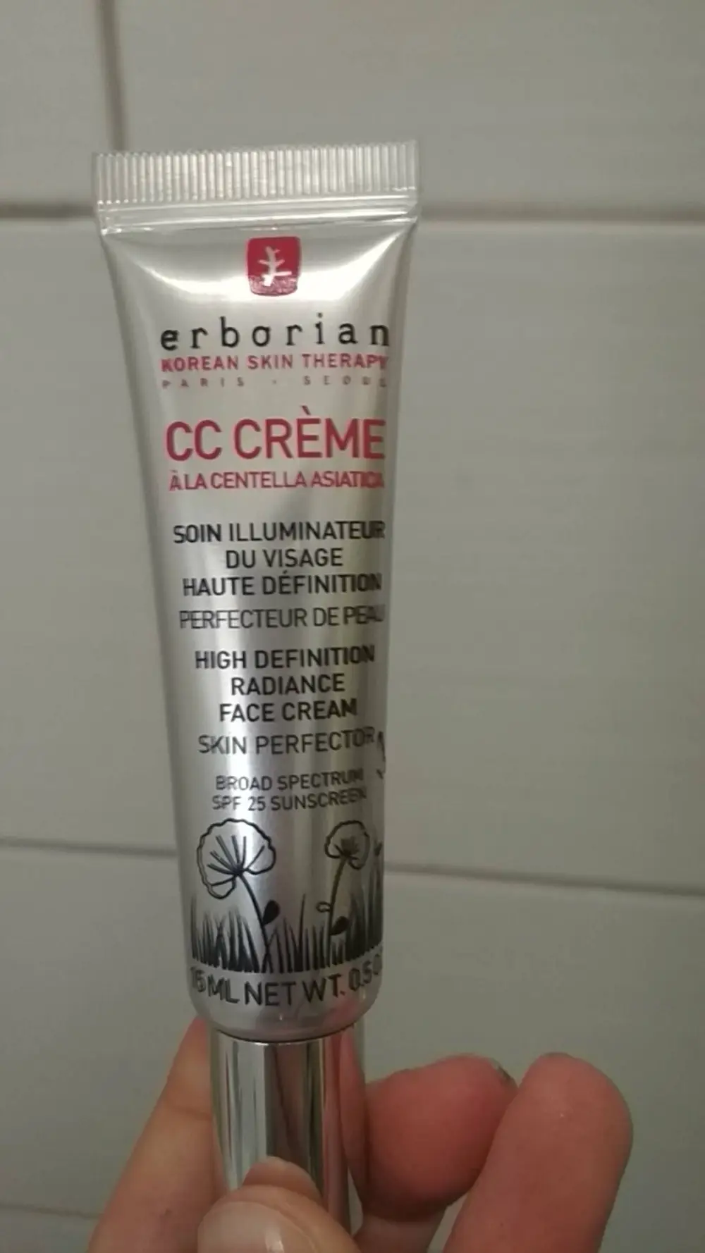 ERBORIAN - CC Crème à la centella Asiatica SPF 25